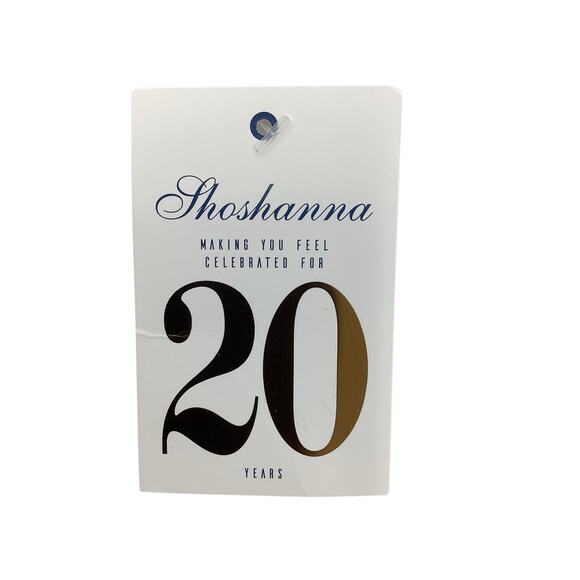 NWT Shoshana Dress Women’s Size M Fine Knit Short Sleeve A-Line Midi White - Picture 5 of 5